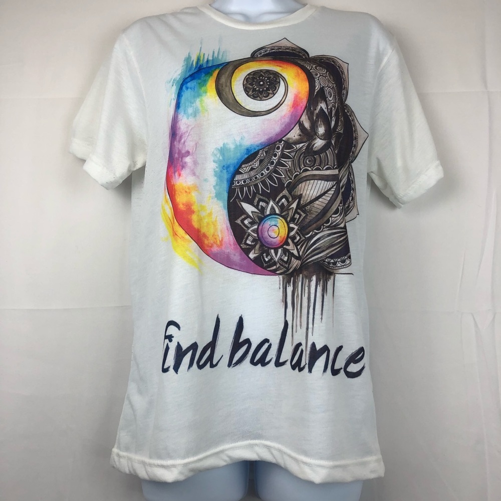 ♧Sublivie Electro Threadz Find Balance top size S